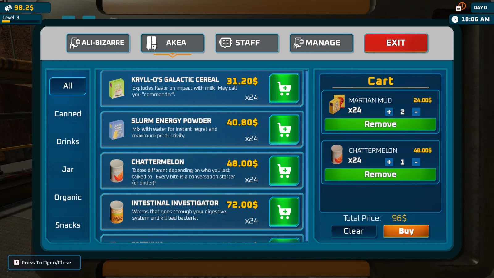 Alien Market Simulator screenshot 5